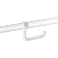  DELABIE 32-34 mm átmérőjű csövekre rögzíthető WC-papír tartó felhajtható kapaszkodókhoz, nagy szilárdságú fehér nylon