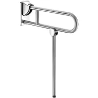   DELABIE felhajtható kapaszkodó lábbal, r.m. acél, UltraSatin selyem, lecsapódásmentes, 650mm