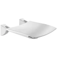   DELABIE Comfort ülőfelületű felhajtható zuhanyülőke, 420x506mm, UltraSatin selyem r.m. acél vázon