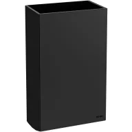   DELABIE fali hulladékgyűjtő fedő nélkül, SLIM kialakítás, 20L, r.m. acél, matt fekete