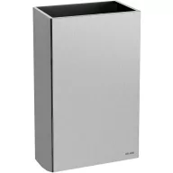   DELABIE fali hulladékgyűjtő fedő nélkül, SLIM kialakítás, 20L, r.m. acél, selyem