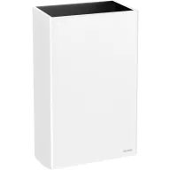   DELABIE fali hulladékgyűjtő fedő nélkül, SLIM kialakítás, 20L, r.m. acél, fehér