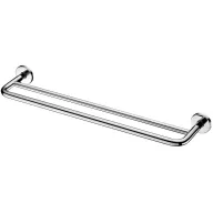   DELABIE törölközőtartó rúd, 600 mm egyenes, 2 állású, r.m. acél, d=16/20 mm, fényes
