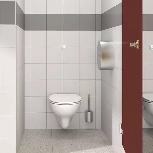 Közületi WC-kbe remek választás.