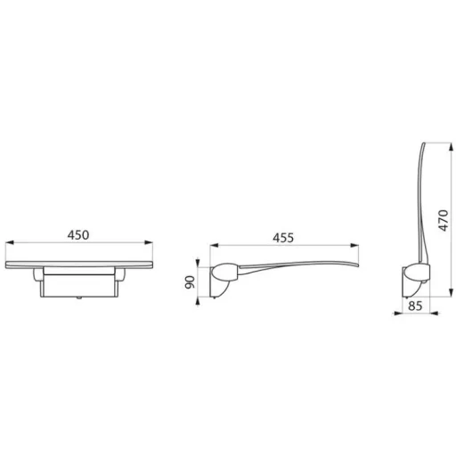 450x455x470mm.