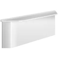   Piperepolc DELABIE Be-Line felhajtható zuhanyülőke fali konzoljának eltakarásához, 275x55mm, fehér