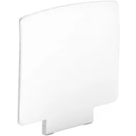   Dizájn háttámla DELABIE Be-Line felhajtható zuhanyülőkéhez, 450x415mm, matt fehér ABS műanyag