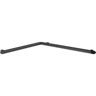   DELABIE Be-Line exkluzív vízszintes sarokkapaszkodó, D=35mm alumínium, matt fekete, 750x750mm