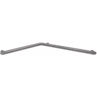  DELABIE Be-Line exkluzív vízszintes sarokkapaszkodó, D=35mm alumínium, metalizált antracit, 750x750mm