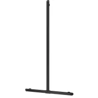   DELABIE Be-Line exkluzív T-alakú zuhanykapaszkodó állítható függőleges szárral, matt fekete, 500x1130mm