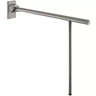   DELABIE Be-Line exkluzív fali felhajtható kapaszkodó lábbal, 5mm hátfallal, D=42mm, alumínium, metalizált antracit, 850mm