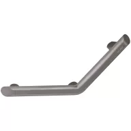   DELABIE Be-Line exkluzív 135°-ban hajlított kapaszkodó, D=35mm alumínium, 220x220mm, metalizált antracit