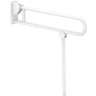   DELABIE felhajtható kapaszkodó lábbal, NylonClean fehér nylon bevonatú acél, lecsapódásmentes, 850mm
