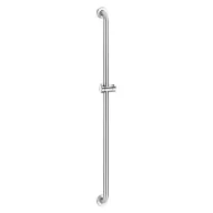   DELABIE zuhanytartó rúd csúsztatható zuhanyrózsa tartóval, ArN-Securit, UltraSatin selyem r.m. acél D=32mm, H=1150mm