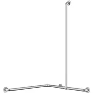   DELABIE zuhanykapaszkodó csúsztatható szárral, ArN biztonsági hegesztésű UltraSatin selyem r.m. acél cső D=32mm, 1160x750x750mm