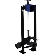   DELABIE TEMPOFIX 3 WC szerelőkeret hálózati automata és duális vezérlésű, tartály nélküli direkt WC öblítőszelepekhez, BOX, álló, önhordó, 10-120mm vastag falakra, kit 1/2
