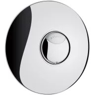   DELABIE TEMPOFLUX 2 vandálbiztos, direkt öblítésű nyomógombos WC öblítő előlap szeleptest nélkül TEMPOFIX 3 WC-szerelőkerethez 70-130mm vastag falakra, dual öblítés 3L/6L