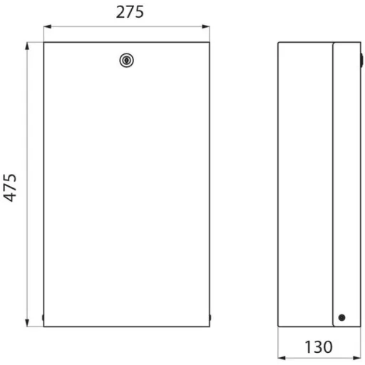Keskeny, 130mm kinyúlása a szűkre szabott WC-k számára is ideális választássá teszi.