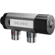   DN15 1/2" termosztatikus keverőszelep DELABIE Premix Compact, szűrőkkel és visszacsapó szelepekkel, 30-60°C, 5-20L/p
