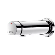   DELABIE TEMPOSOFT 2 fali időzített Soft-Touch nyomógombos csaptelep kevert vízre falon belüli vízcsatlakozással 110mm