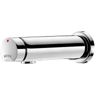   DELABIE TEMPOSOFT 2 fali időzített Soft-Touch nyomógombos csaptelep kevert vízre falon belüli vízcsatlakozással 150mm