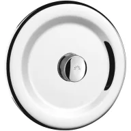   DELABIE TEMPOFLUX 1 beépített nyomógombos WC öblítőszelep kerek fényes előlappal, 3/4"