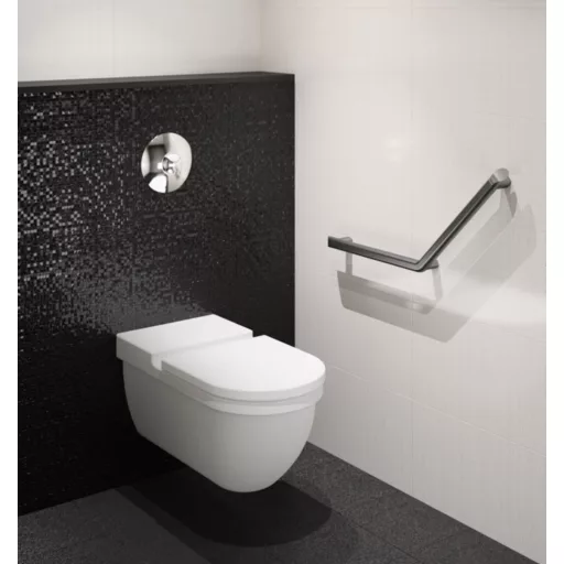 DELABIE TEMPOFLUX 2 vandálbiztos, direkt öblítésű nyomógombos WC öblítő, 3L/6L, 7mp