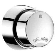   DELABIE TEMPOSOFT 2 nyomógombos piszoár öblítőszelep, max. 7 mm vastag panelra, M1/2", 3mp