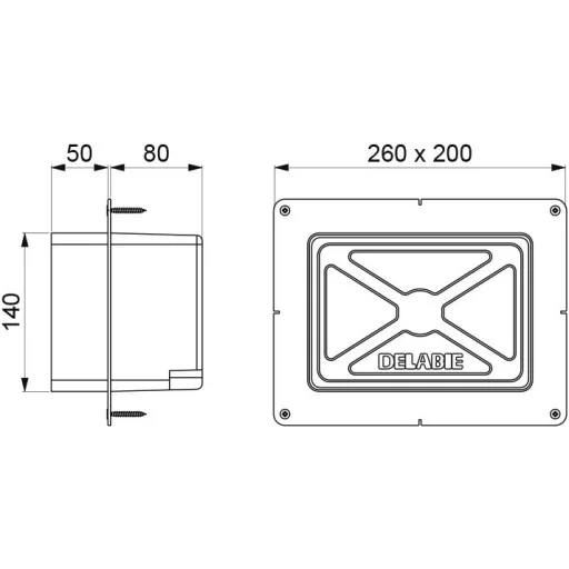 A 792BOX méretei 260x200x130mm.