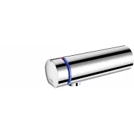   DELABIE TEMPOMIX 3 fali, fejben keverő nyomógombos, 7mp időzített mosdó csaptelep test, 3L/perc, L=155mm, kifolyás=110mm, fali konzol nélkül, kit 1/2