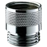 DELABIE átfolyásszabályozó szelep 5 L/perc víztakarékos zuhany rendszerekhez, M1/2"-F1/2", H=24mm, krómozott sárgaréz