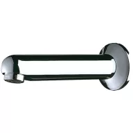   DELABIE kézmosó kifolyó, szervizfolyosós, fal mögötti szereléshez, 120 mm-es kifolyással, fali koronggal