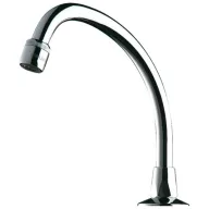   DELABIE hattyúnyakú lengő kifolyó kézmosóhoz, álló, 150 mm kinyúlással, 120 mm magas kifolyással