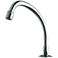   DELABIE hattyúnyakú lengő kifolyó kézmosóhoz, álló, 200 mm kinyúlással, 200 mm magas kifolyással