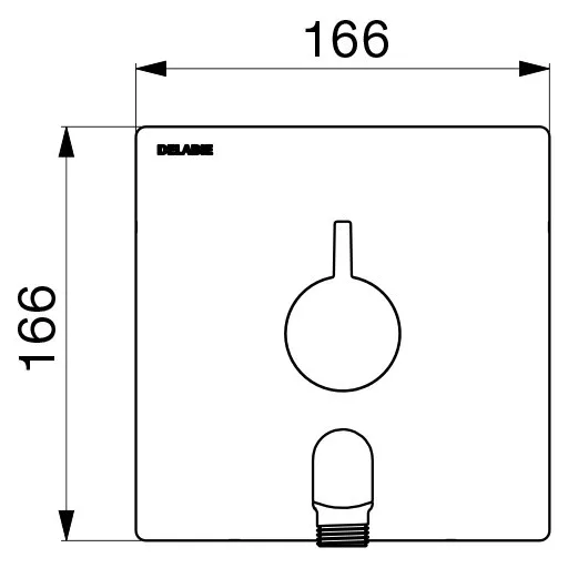 H9633 méretezett rajz.