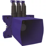  DELABIE beépített, vízzáró BOX termosztatikus, szekvenciális karos zuhanycsapokhoz, falon belüli felszálló kevert víz ágra, 10-120mm előtétfal, min. 83mm süllyesztés, kit 1/2