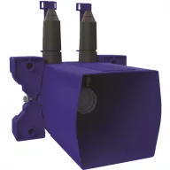   DELABIE beépített, vízzáró BOX termosztatikus, szekvenciális karos zuhanycsapokhoz, falon kívüli, előlapon kilépő kevert víz ágra, 10-120mm előtétfal, min. 83mm süllyesztés, kit 1/2