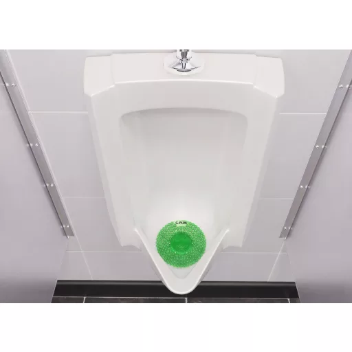 Széles felületével felfogja a szennyeződéseket a G-PLUS piszoár illatosító.