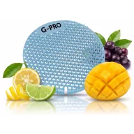   G-PRO Tropical Sweet - édes trópusi gyümölcs piszoár illatosító rács, fokozott teljesítményű, fröccsenésgátló sörték és méhsejt rácsos, dual felület, D=162mm, 45 napos