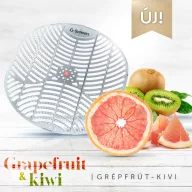   G-Screen Grapefruit Kiwi - grépfrút - kivi illatosított piszoár rács, fröccsenésgátló rácsos szerkezet, színes célzó golyó, D=178mm, színtelen test, 30 napos