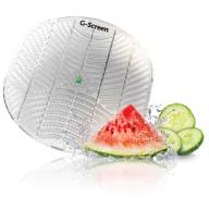   G-Screen Green - Cucumber Melon - uborka - dinnye illatosított piszoár rács, fröccsenésgátló rácsos szerkezet, színes célzó golyó, D=178mm, színtelen test, 30 napos
