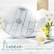   G-Screen Linen Breeze - frissen mosott ruha illatosított piszoár rács, fröccsenésgátló rácsos szerkezet, színes célzó golyó, D=178mm, színtelen, 30 napos
