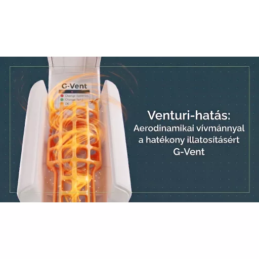 Venturi-hatás erősíti fel az illatanyagok kibocsátását.