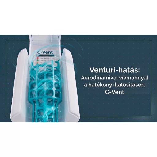 Ventilátor segítségével akár 55 m3-nyi területet is beillatosít.