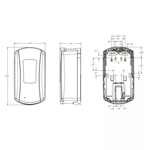 PURELL automata LTX kézfertőtlenítő adagoló, fehér, 1200 ml