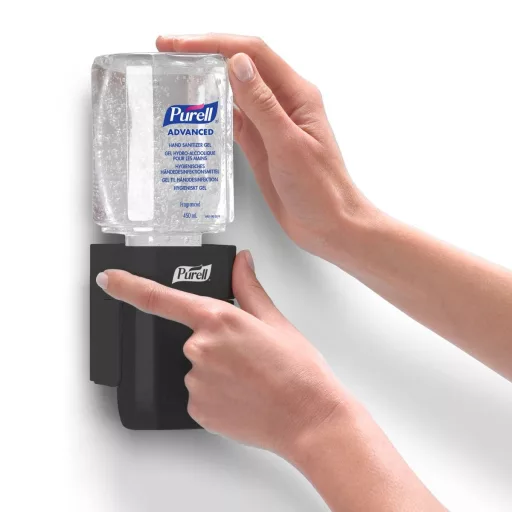 PURELL ES1 kézfertőtlenítő Starter csomag - 1db fali adagoló és 1db PURELL Advanced gél 450ml patron