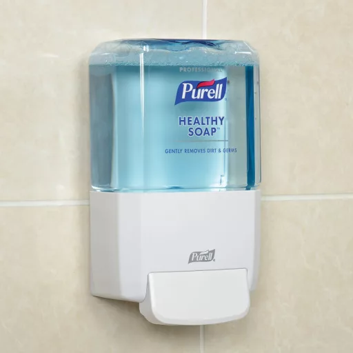 PURELL ES4 nyomógombos kézmosó habszappan adagoló patron nélkül, ES4 szappan rendszer, 1200ml, fehér