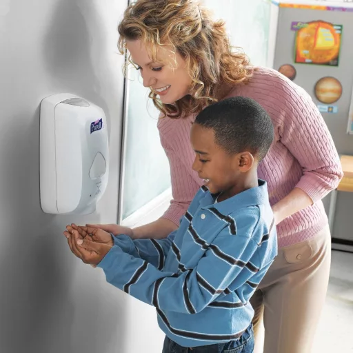 PURELL TFX Starter kezdőcsomag D1 - 1 db fehér adagoló + 1 db kézfertőtlenítő gél patron