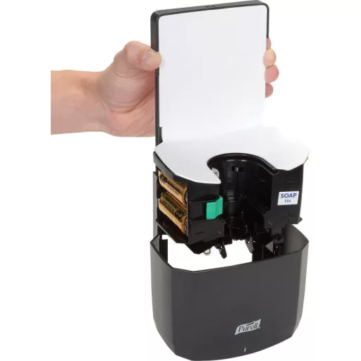 PURELL ES6 automata kézmosó habszappan adagoló patron nélkül, ES6 szappan rendszer, 1200ml, fekete