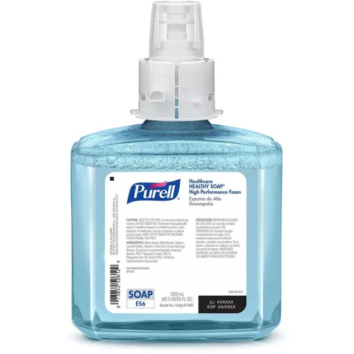 PURELL ES6 HEALTHY SOAP extra tisztítóhatású, illatmentes habszappan patron, ES6 PURELL Soap automata rendszer, 1200ml